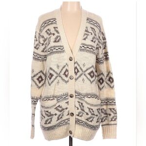 POLO Ralph Lauren Southwestern Aztec Wool Cardigan size XL
